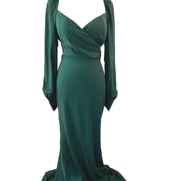 fashion nova emerald green dress Casa Nova Cut-Out String Dress Emerald– Selfie Leslie
